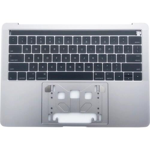 New Upper Top case for Macbook Pro A1706 Touch Bar TopCase With Keyboard Palmrest A1819 2016 2017 Silver / Space Grey