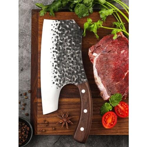 Handmade Butcher Knife Master High Hardness Forged Knives Chopping Slicing Chef Kitchen Knives Utility Cooking Kitchen Knife
