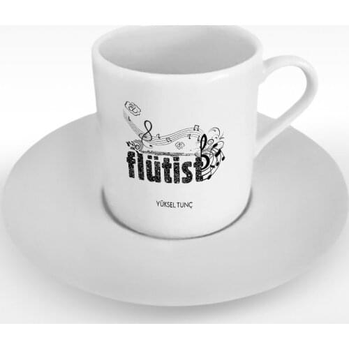 Personalized Professional Flutists Turkish coffee Cup-1
