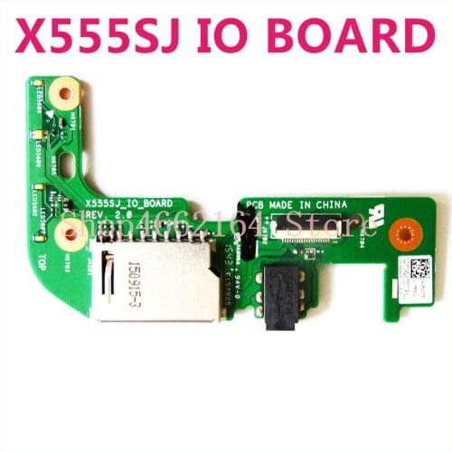 X555SJ IO BOARD REV 2.0 For ASUS X555SJ X555S A555S F555S A555 IO BOARD Audio board Laptop motherboard IO BOARD Test 100% ok