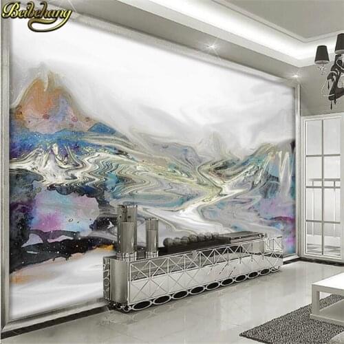 Beibehang Custom Abstract ink landscape painting TV Background Wall paper Decoration Painting Hotel Study Room Bedroom Wallpaper