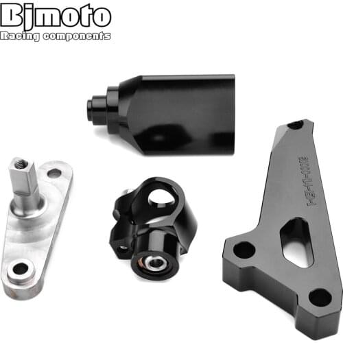 CNC Motorcycles Adjustable Steering Stabilize Damper Bracket Mount Support Kit For BMW S1000 2014-2015 Dampering Holder