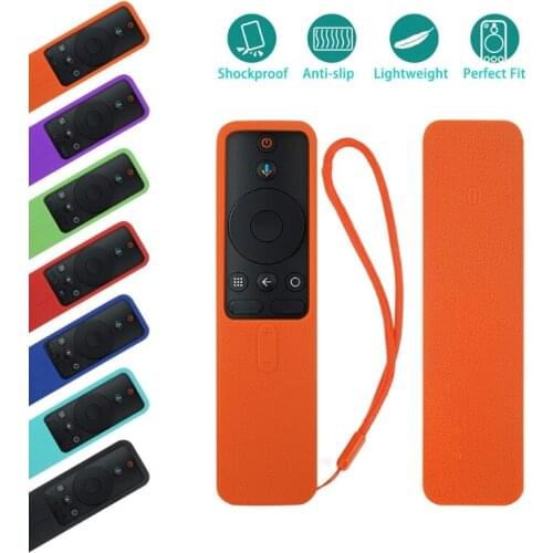 Silicone Washable Cover Antislip Shockproof Impact-proof Protective Sleeve Compatible with Xiaomi-Mi Box S/4X Mi Remote
