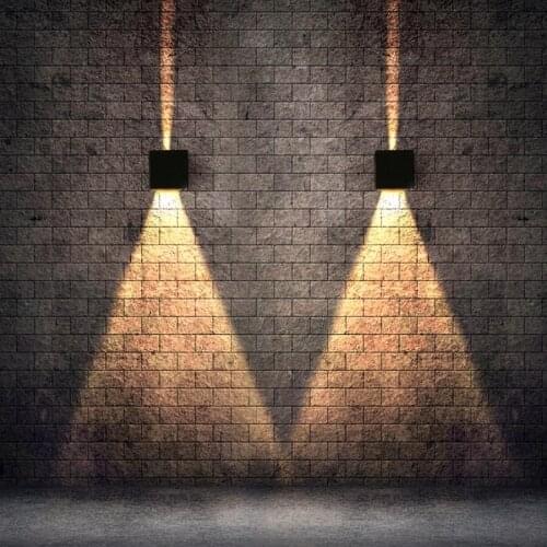 Thrisdar 20W 40W Cube Adjustable Wateproof LED Wall Lamp Aluminum Up Down Porch Wall Light Balcony Villa Front Door Wall Lamps