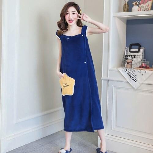 Women Wearable Microfiber Bathrobe Shower Female Soft Bath Dry Magic Bathing Towel for Home Textiles Bath Sauna Towels Bathroom