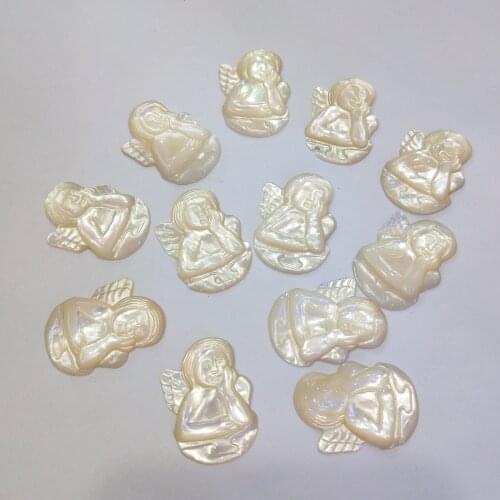 1Pcs Natural Shell Bead Angle-shaped Shell Interface Charms For Jewelry Making DIY Necklace Bracelet Anklet Furniture Accessory