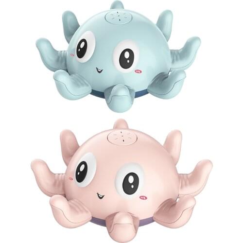 1PC Novelty Baby Water Spray Toys Cute Automatic Small Electric Cartoon Octopus Baby Bath Toys Fountain Bathroom Bathtub Toys