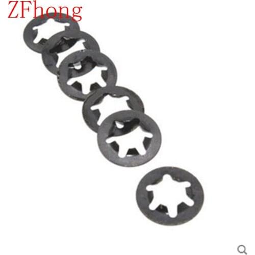 1000pcs m4 star lock starlock push on fixes clip washer 65Mn