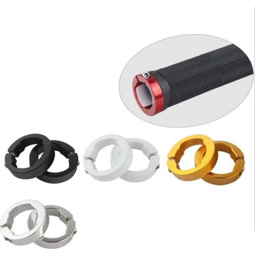 2pcs Bike Bicycle Grips Locking Ring Fit MTB