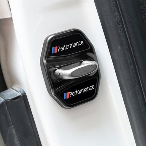 4 Pcs Car Door Lock Bolt Protection Cover Interior Decoration Sticker For BMW 3 5 6 7 Series GT X1 X2 X3 X5 X6 Car Accessories
