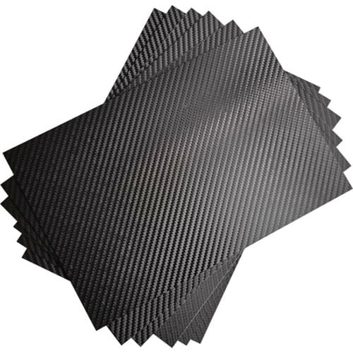 6PCS 1.5mm Thick 30X20CM Material For Holster Sheath Making DIY Carbon Fiber Pattern Thermoform Sheet