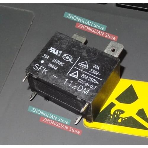 Free Shipping 20pcs SFK-112DM HF102F-12VDC G4A20A air conditioner 20A 250VAC relay best quality