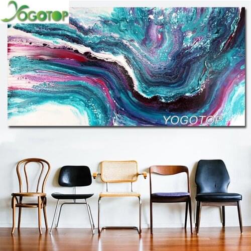 Large Diy Diamond Painting 5d Diamond Embroidery Abstract Art Watercolor full Drill rhinestone mosaic Picture WAll Art YY1317