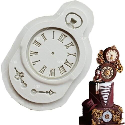 Clocks Silicone Mold Candy Mold For Cake Decorating Tools Kitchen Accessories SQ16173