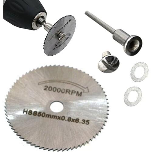 Circular Wood Cutting Saw Blade Discs Mandrel Drill For Rotary Tool Saw Blade Metal Cutter Power Tool Wood Cutting Drill Mandrel