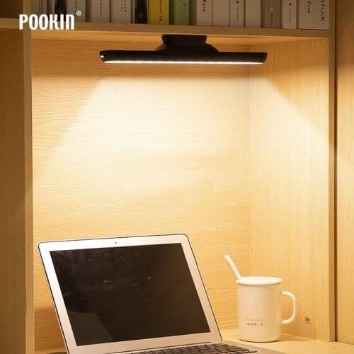 LED Kitchen Cabinet Light Lamp Magnetic attraction USB Rechargeable Dimming Lamp Wardrobe Closet Showcase Bookshelf Night Lamp