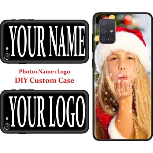 Customized DIY Phone Case for Samsung Galaxy S21 S20 FE Note 20 Ultra S10 Lite S9 Plus S8 S10e TPU Soft Cases Cover Coque Shell