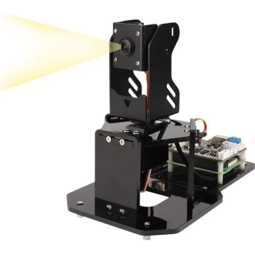 Raspberry Pi 4b Camera Gimbal Visionpi Vision Intelligent Robot Python Face Recognition Kit