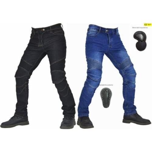 New 2020 Motorcycle Pants Men Moto Jeans Protective Gear Riding Touring Motorbike Trousers Motocross Pants Pantalon Moto Pants 0