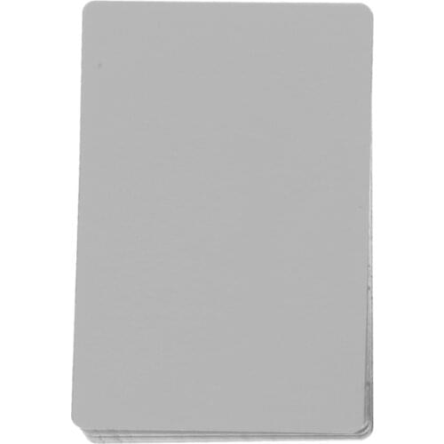 50Pcs Blank Sublimation Metal Name Card Custom Blank Printing Business Cards Kit U4LD