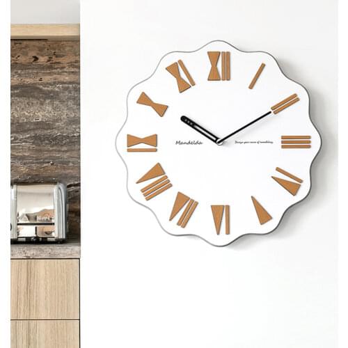 Abstract Creativity Luxury Wall Clocks Nordic Modern Mute Drawing Room Wall Clocks Simple Horloge Home Fashion Products EK50bgz