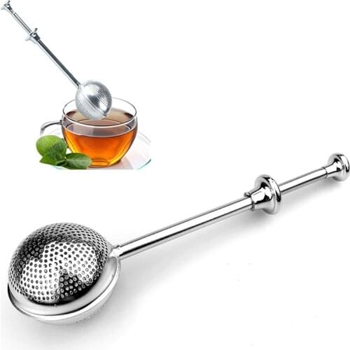 Stainless Steel Teapot Tea Strainer Ball Shape Mesh Tea Infuser Filter Reusable Metal Tea Bag Spice Tea Tool Accessories
