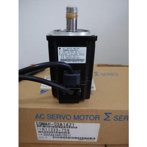 New in box and original yaskawa SGMAH-02A1A21 200w ac servo motor