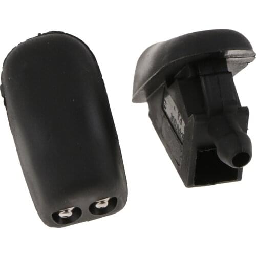 Car Windshield Washer Wiper Water Spray Nozzle Universal Black Plastic Fan Shaped Adjustable Nozzle For Ford Focus Mondeo S-MAX