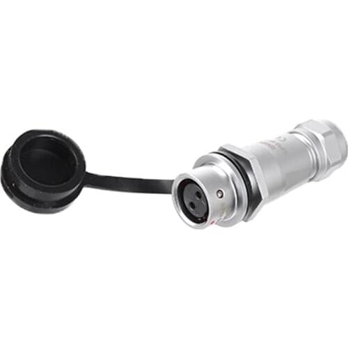 SF1211 M12 Waterproof Industrial Aviation Electrical Connector Straight In-line Cable Wire Male Female Socket 2 3 4 5 6 7 9 Pin