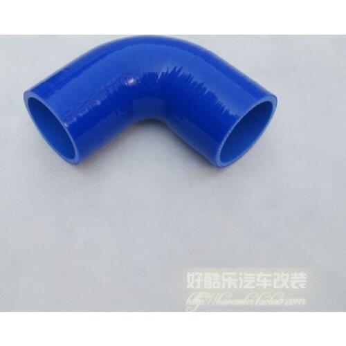 90Degree 60mm Silicone hose modified car high temperature high pressure hose worm gear for turbocharger connecting tube