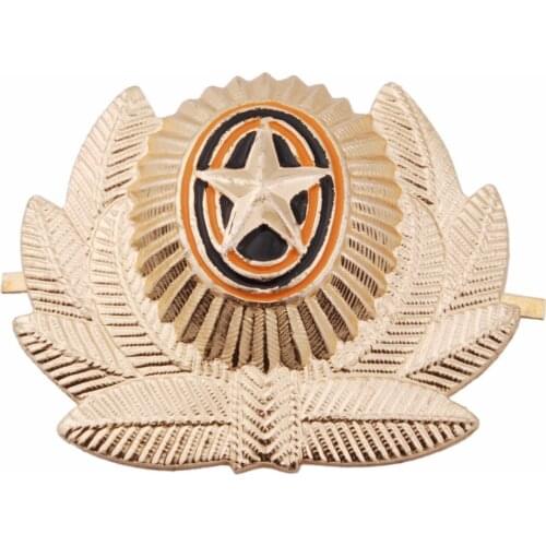 SOVIET ARMY USSR RUSSIAN MILITARY METAL CAP HAT BADGE COCKADE