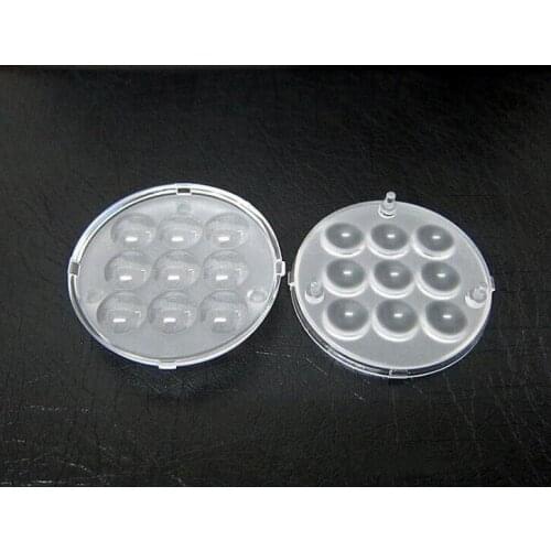 #BEZ-43.25 High quality LED Optical Lens, Lens Diameter: 43.25mm, Grinding surface, 60 degree, With feets, PMMA materials