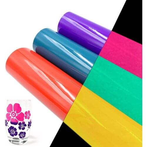 20/25/30.5/50cm PVC Thermal Discoloration Film DIY Wide Range Windows Glasses Mugs Hydro Bottles Ceramic Cups Decor Sticker