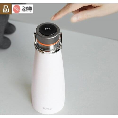 Youpin KKF Vacuum Bottle 24h Insulation Thermoses Stainless Steel Thermos Flask Travel Sport Mug 475ML OLED Temperature Cup