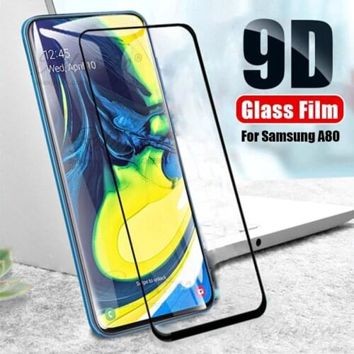 9D protective glass For Samsung Galaxy A80 a 80 Screen Protector Full Cover Tempered Glass for galaxy a80 a805f protection Film