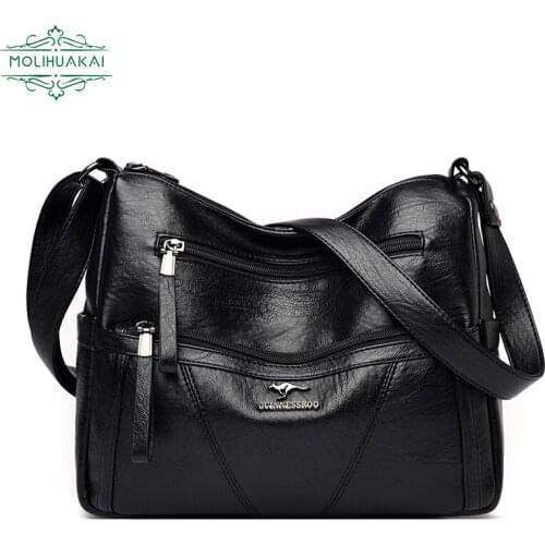 Ladies Light Luxury Shoulder Bag High Quality PU Leather Handbag Bolsa Feminina Large Capacity Crossbody Sac Brand Designer Bag