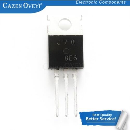 10pcs/lot =5paris (5pcs 2SJ78 + 5pcs 2SK215 ) TO-220 J78 K215 TO220 In Stock