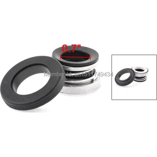 103-17 17mm Inner Diameter Single Coil Spring Bellows Mechanical Seal 2pcs