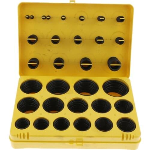 386x Metric Rubber O-Ring Washer Assortment Kit Auto Storage Case ORing
