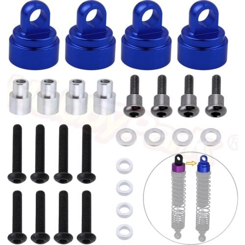 Aluminum Shock Caps (fits Ultra Shocks) Replacement of 3767A 3767X for Traxxas RC Car Spare Parts