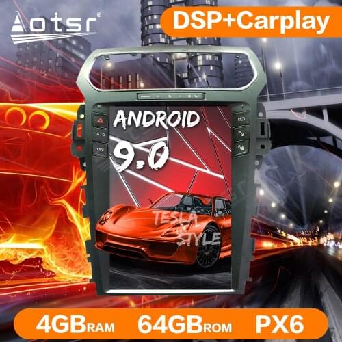 Tesla Style Android 9.0 64GB Car GPS Navigation Carplay For Ford Explorer 2011-2019 Car Head Unit Auto Stereo Multimedia Player