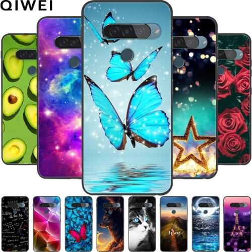 For LG G8S ThinQ Case Cartoon black Soft Silicone Phone Back Cover For LG G8X ThinQ Cases Fundas For LG G7 ThinQ G 8S G8 X S