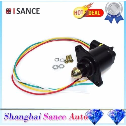 ISANCE Idle Air Control Valve IAC & Connector Plug AC151 4626052 For Jeep Cherokee Grand Cherokee Comanche Wrangler TJ 1991-1997