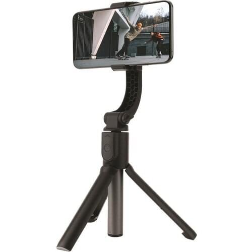 Polosmart Single Engine Video Gimbal Professional Black Tripod 360 Camera Accessory Phone Gimbal Selfie Stick