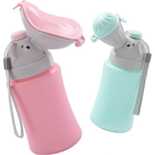 Cute Collapsible Car Pee Pot Portable Child Potty Urinal Bottle For Children Baby Toilet Kid Travel Folding Man Woman Pee Tool