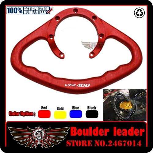 Motorcycle Passenger Handgrips Hand Grip Tank Grab Bar Handles Armrest For Honda VFR 400 VFR400 All Years