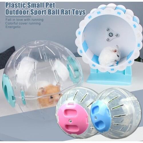 Plastic Outdoor Sport Ball Grounder Rat Small Pet Rodent Mice Jogging Ball Toy Hamster Gerbil Rat Exercise Balls Play Toys