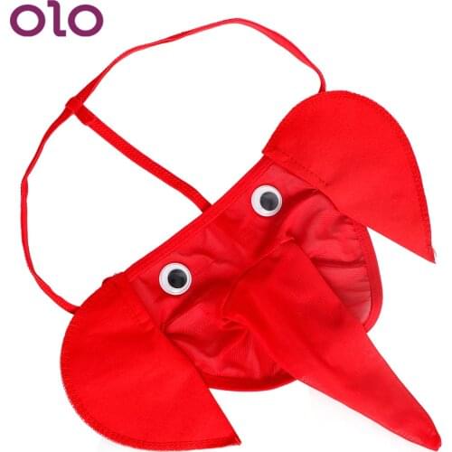 OLO G Strings Underwear Sexy Man Elephant Pants Erotic Toys Sex Toys for Men Role Play Adult Games