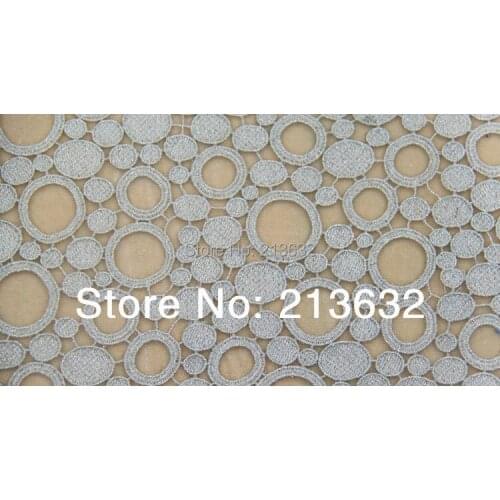 POs46 - 32 textile embroidery processing quality water soluble embroidered curtain cloth Water soluble embroidery cotton fabric