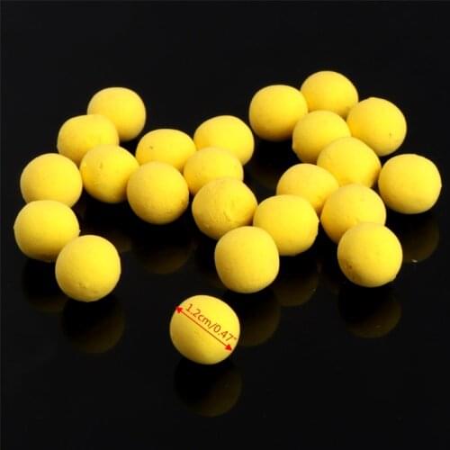 15g 12mm Floating Ball Beads Feeder Carp Fishing Baits Smell Lures 7 Flavours New Y51D